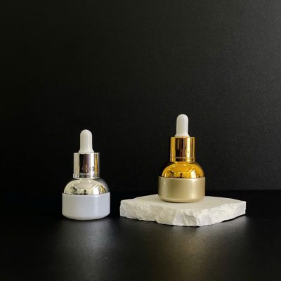 Hai Chai Serum Màu Vàng, Bạc 20ml