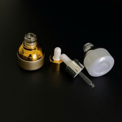 Đầu vòi Chai Serum Màu Vàng, Bạc 20ml