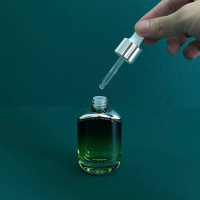 Chai Serum Dáng Bầu Xanh Lá 30ml