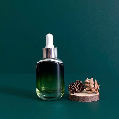 Chai Serum Dáng Bầu Xanh Lá 30ml
