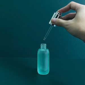 Chai Serum Xanh Mờ Nút Bấm 50ml